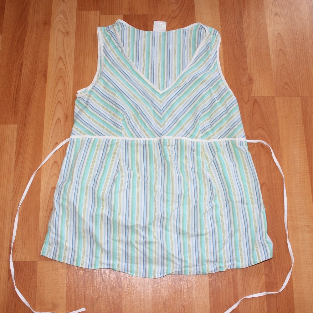 Motherhood Maternity Striped V-neck Top Blouse S - Picture 4 of 8